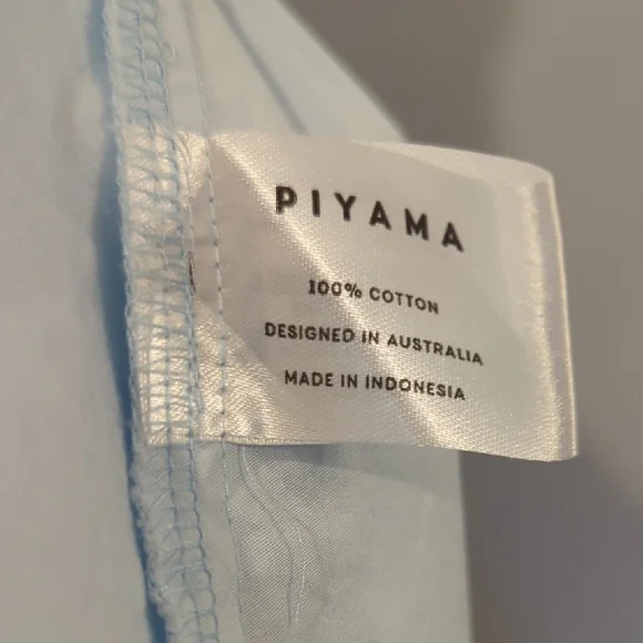 Nicolette Sleep Top Cotton Baby Blue size Medium - Picture 5 of 8